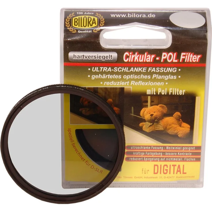 Bilora 7013-37 Zirkular-Polfilter, Low Profile 37 mm schwarz