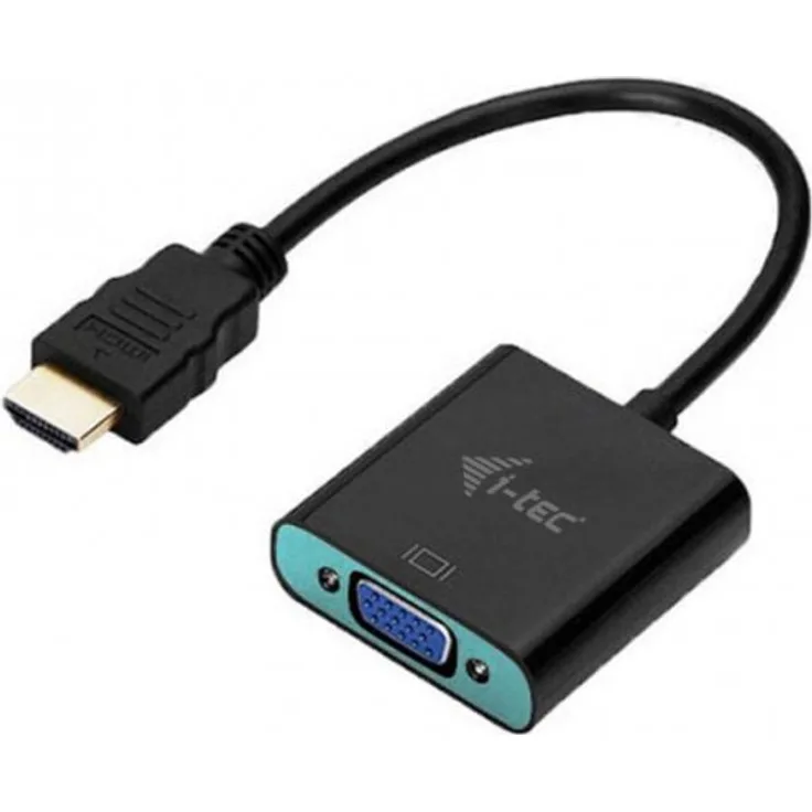 I-Tec Adapter HDMI VGA 1.080p - 60Hz, schwarz