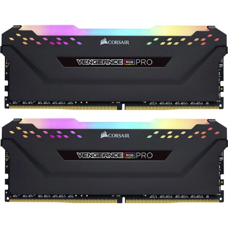 Corsair Vengeance RGB PRO 32GB (2 x 16GB) DDR4 3600MHz C18, High Performance Desktop Arbeitsspeicher Kit (AMD Optimised) - Schwarz (CMW32GX4M2Z3600C18) - Preisvergleich – Bild 1