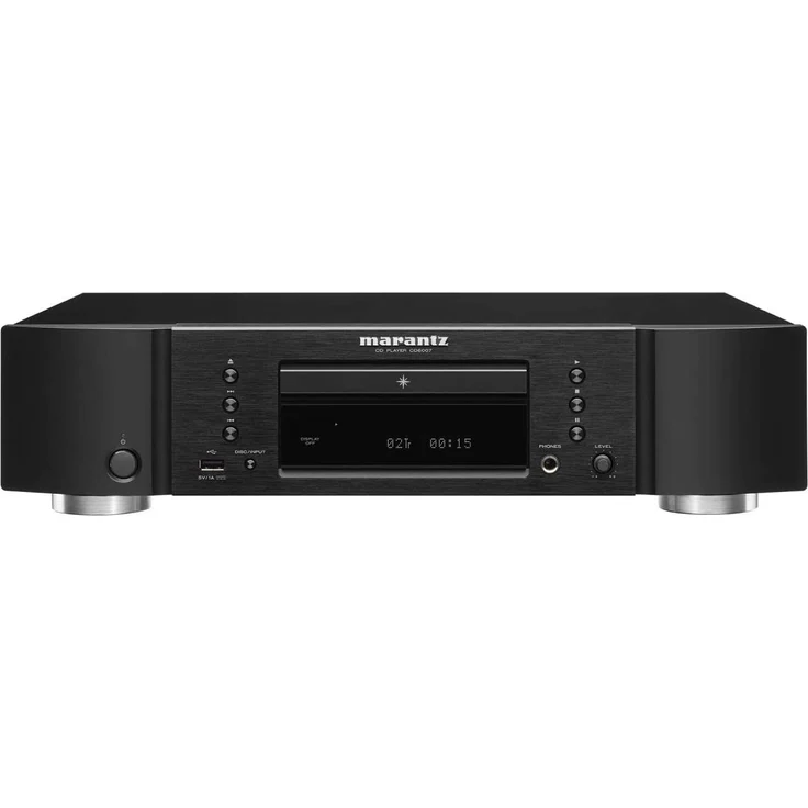 Marantz CD6007 HiFi CD Player, CD Spieler, CD- und CD-R/RW-Wiedergabe, USB, Kopfhörer-Verstärker, Schwarz – Bild 2