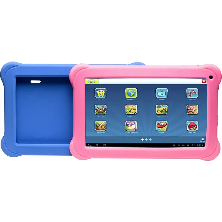 Denver TAQ-10383KBLUEPINK SD-Auflösung 10,1 Zoll, WLAN-Tablet, Quad-Core, 1 GB RAM, 16 GB Speicher, Android, Blau, Pink (TAQ-10383KBLUEPINK)