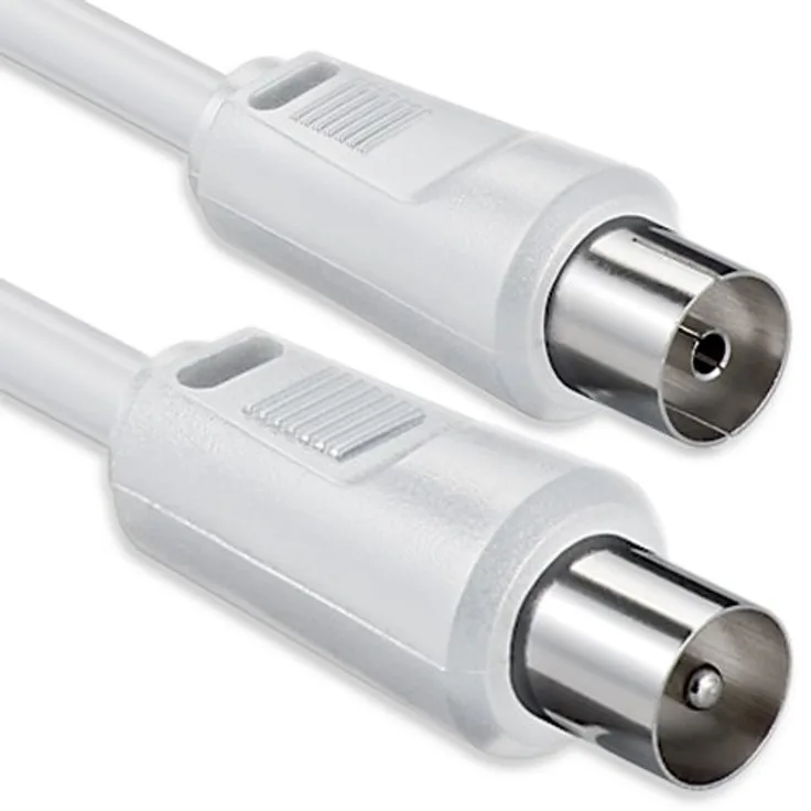 1aTTack BK 250 Koaxial Anschluss-Kabel 2,5m weiß