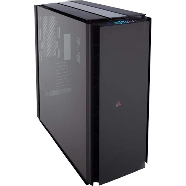 Corsair Obsidian 1000D Super-Tower PC-Gehäuse für 2 Systeme (bis E-ATX, gehärtetes Glas & Aluminium in Premium-Qualität, Commander PRO Lüfter- und RGB-Controller integriert) schwarz – Bild 2