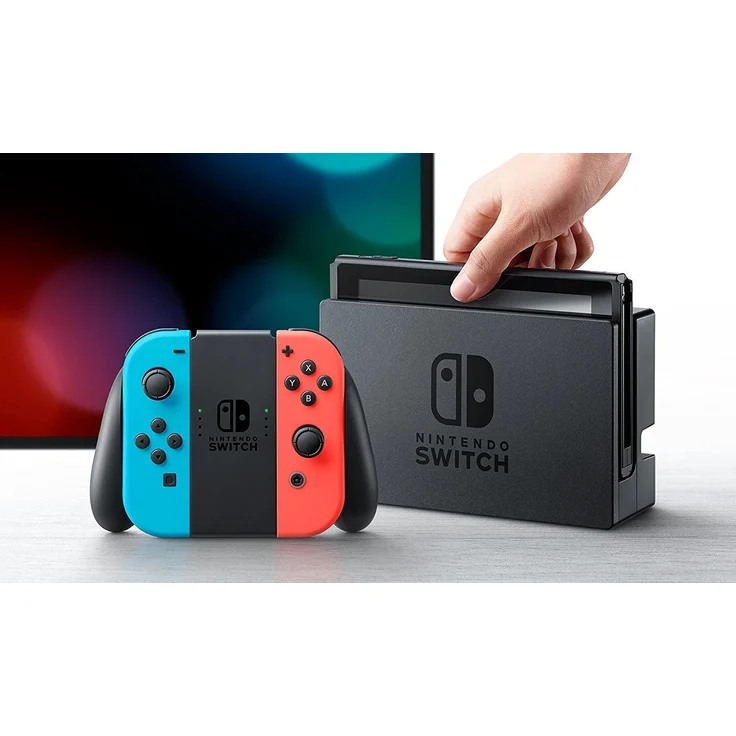 Nintendo Switch V1 Neon-Blau Neon-Rot 32GB (altes Modell) – Bild 3