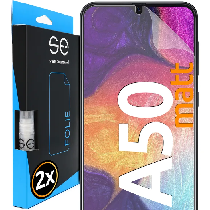 smart engineered 3D Schutzfolie, geeignet für Samsung Galaxy A50/A50s, Displayschutzfolie, transparent