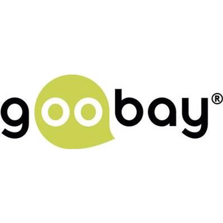 Goobay 55556 Adapter USB-C auf USB-C 90° gewinkelt, schwarz - USB-C-Buchse auf USB-C-Stecker