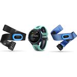 Garmin Forerunner 735XT Tri Bundle Fitness-Tracker GPS, Unisex, Einheitsgröße, Türkis