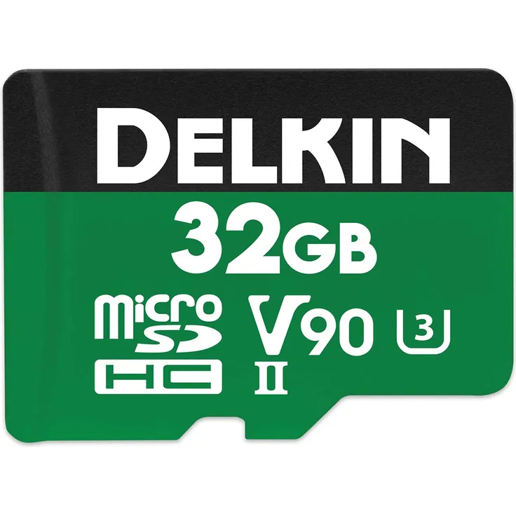 Delkin Devices 32GB Power microSDHC UHS-II (U3-V90) Memory Card