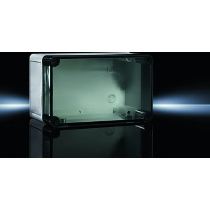 Rittal Polycarbonat-Gehäuse, PK, 180 x 110 x 90 mm, Deckel blickdicht, 2 Teile
