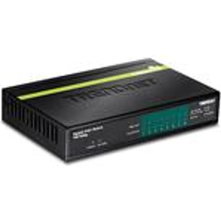 TRENDnet 8-Port GREENnet Gigabit PoE+ Switch, 61W PoE Leistung, 16 Gbit-s Schaltkapazität, Plug N Play, TPE-TG82G – Bild 1