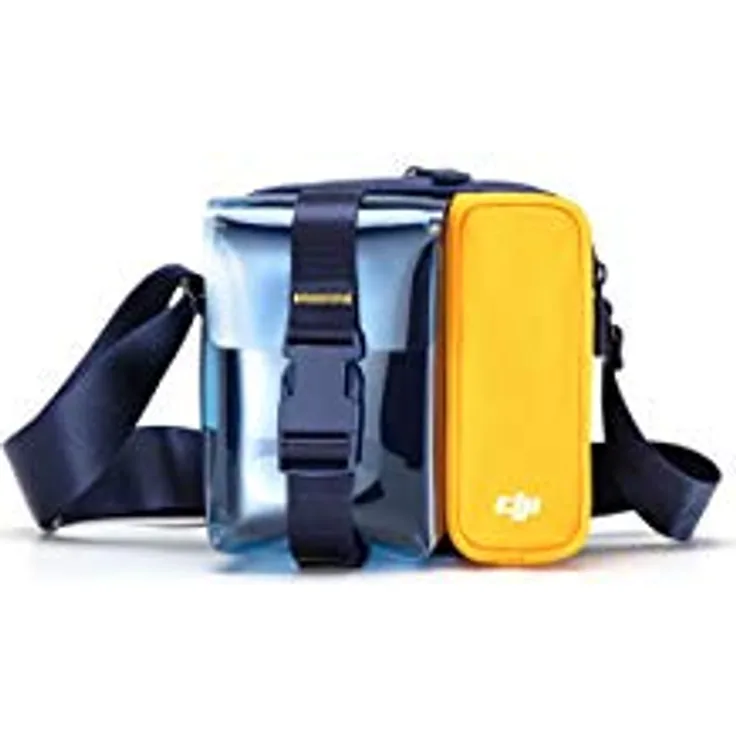 DJI Mavic Mini Bag - Transporttasche für Mavic Mini-Drohnen & Zubehör, Mavic Mini Schultertasche, DJI Zubehör, Tragetasche für Drohnen, Schutzhülle, Travel Case, 150x150x55 mm - blau-gelb