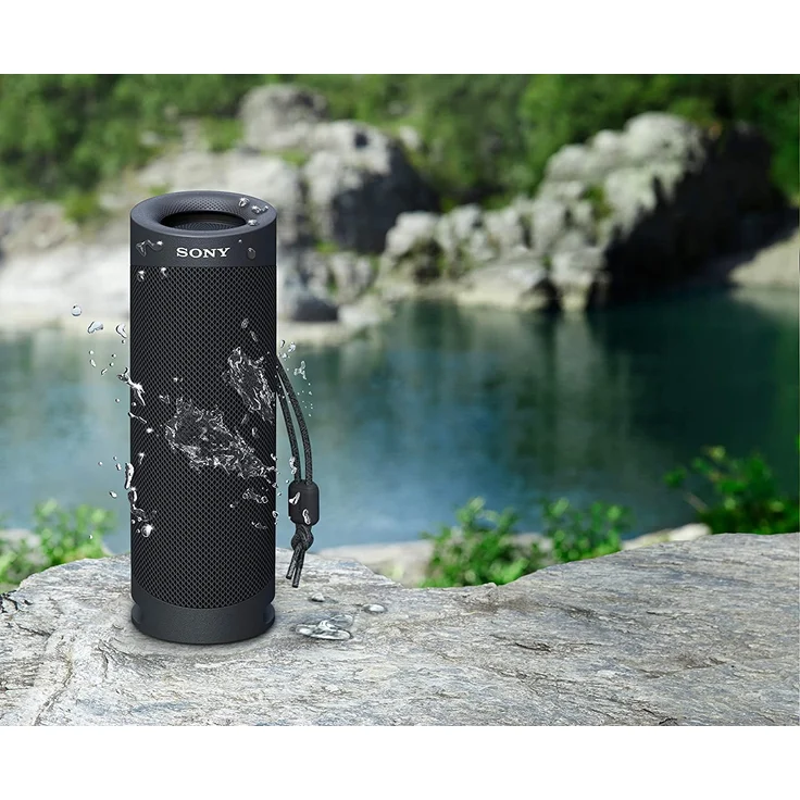Sony SRS-XB23 Bluetooth-Lautsprecher mit Mikrofon, wasserdicht, schwarz – Bild 10