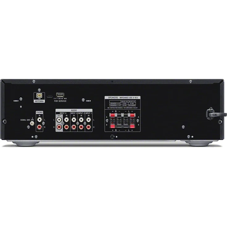 Sony STR-DH190 Verstärker (2-Kanal, Verbindung mit Smartphone und Bluetooth, Phono Input für Plattenspieler) schwarz – Bild 2