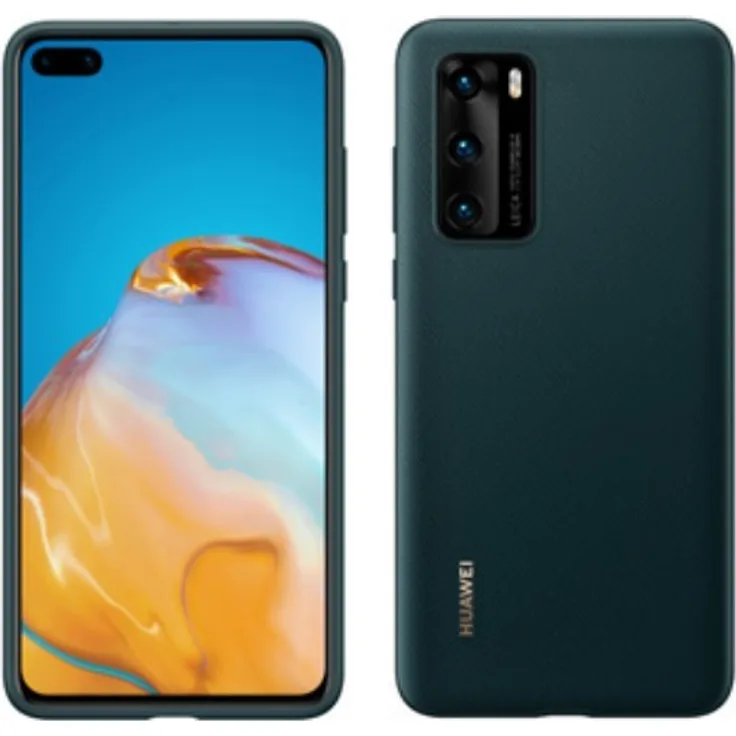 Huawei PU Cover INK P40 gruen