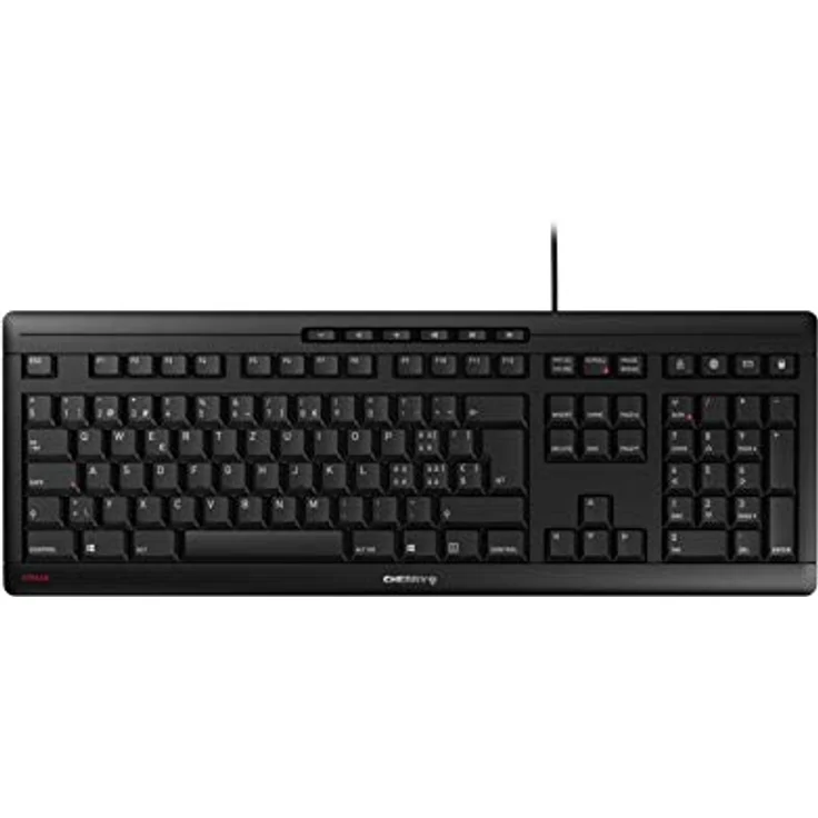 CHERRY STREAM - Tastatur - USB - Schweiz QWERTZ - CHERRY SX - Schwarz (JK-8500CH-2) – Bild 1