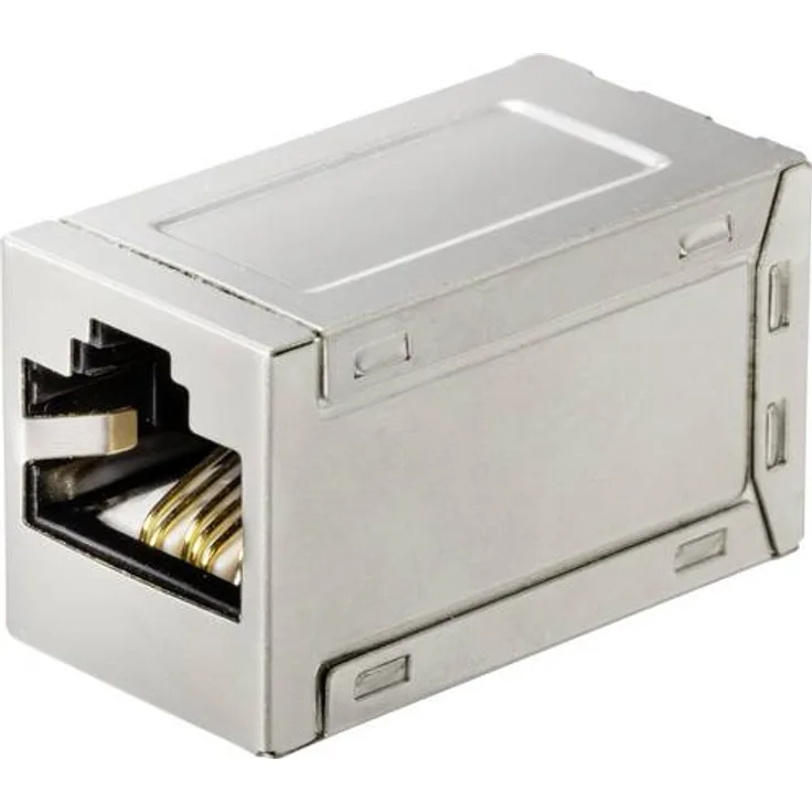 Renkforce RJ45 Netzwerk Adapter Gebleicht