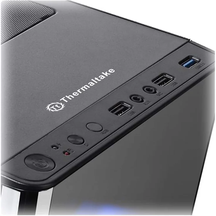 Thermaltake V200 Tempered Glass RGB Edition, Gaming PC Gehäuse Schwarz – Bild 3