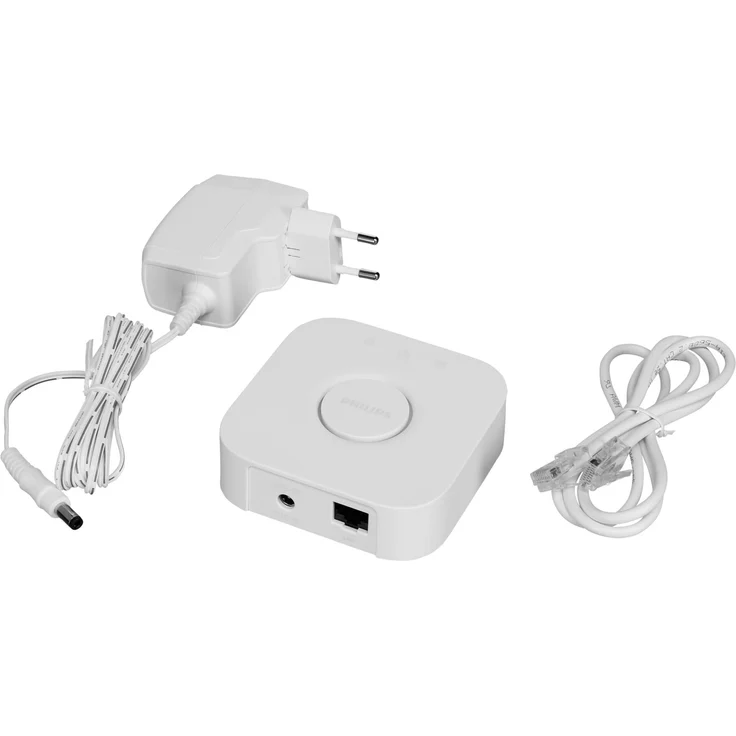 Philips Hue Bridge zentrales, intelligentes Steuerelement des Hue Systems, weiß – Bild 9