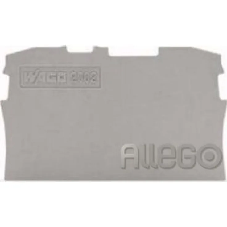 Wago Abschluss-u.Zwischenplatte 0,8mm dick 2002-1292
