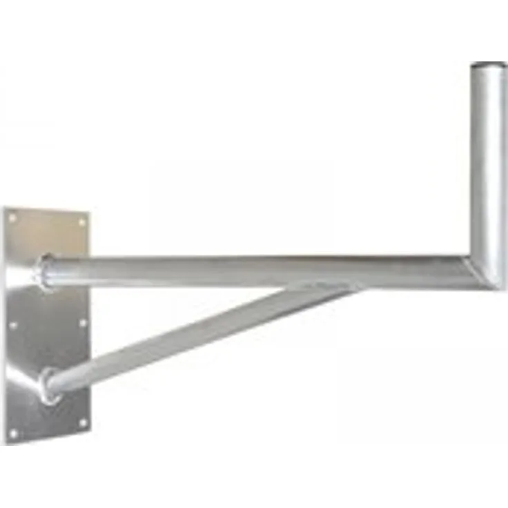 X 60cm SAT-Halterung mit Stützelement ALU Auslegerlänge = 600mm Auslegerhöhe = 300mm Grundplatte = 400x200mm Wandhalter 60 cm