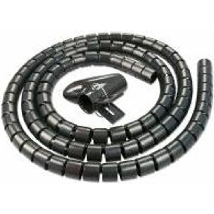 LINDY Spiral Cable Tidy - Flexible Kabelleitung - Schwarz (40581)