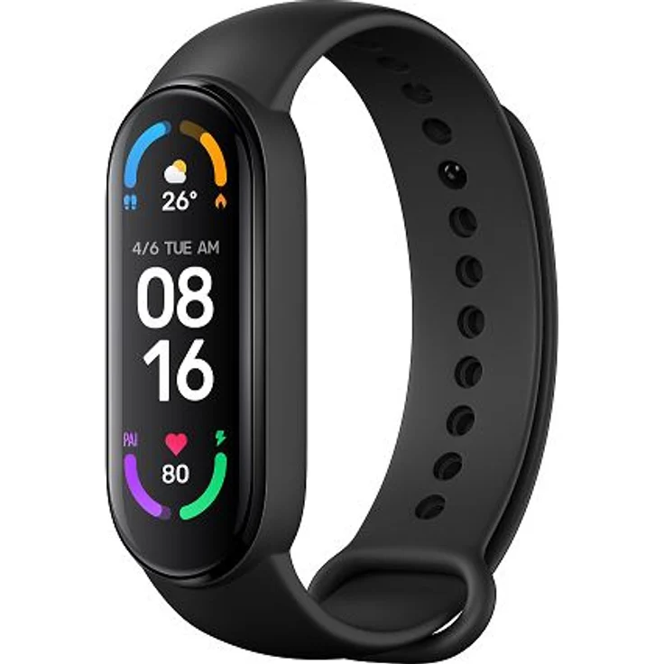 Xiaomi Mi Smart Band 6 Fitness-Tracker Unisex, Einheitsgröße, Kunststoffarmband, Schwarz – Bild 3