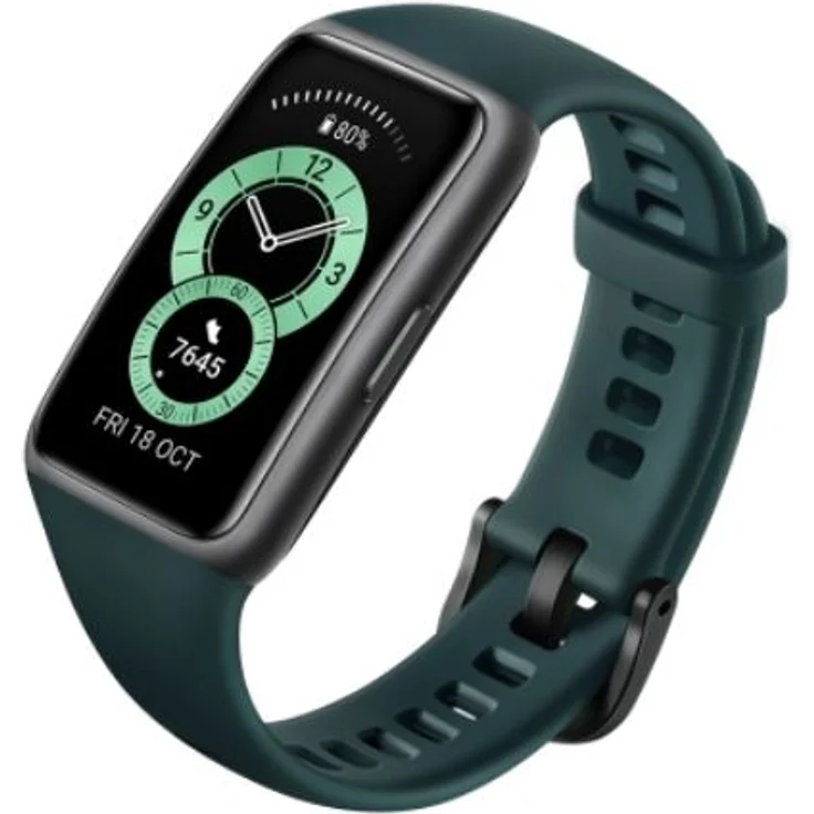 Huawei Band 6 Fitness-Tracker Unisex, 43 x 25,4mm, Kunststoffarmband, Forest Green – Bild 4