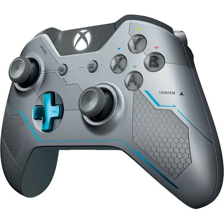 Microsoft Xbox One Wireless Controller Halo 5: Guardians Spartan Locke Grau (GK4-00007) (PC, Xbox One, Xbox Series) – Bild 1