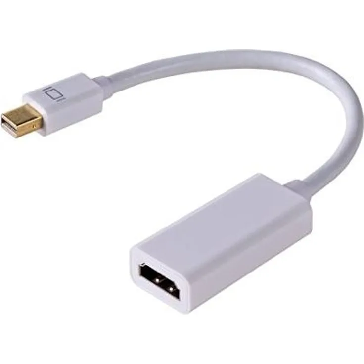 AKYGA AK-AD-38 Mini DisplayPort Male auf HDMI Female Adapter mit Audio weiß