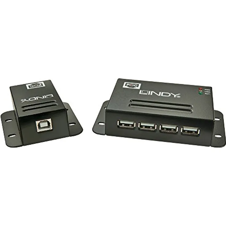 LINDY 50m 4 Port USB 2.0 Cat.5 Extender