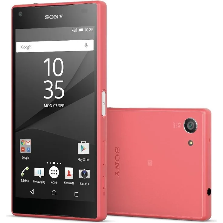 Sony Xperia Z5 Compact Smartphone 11,68cm (4,6 Zoll) IPS-Display, 32GB interner Speicher, 2GB RAM, Android, Koralle - Preisvergleich – Bild 2