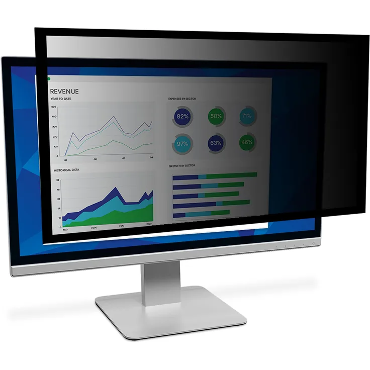 3M PF319W Blickschutzfilter Standard für Desktops mit Rahmen 47,0-48,3 cm Weit (entspricht 18,5''W-19,0'' Weit) 16:10