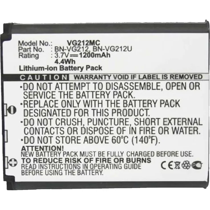 Akku kompatibel mit JVC BN-VG212U