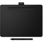Wacom Intuos M Stift--Mobiles Zeichentablett (zum Malen & Fotobearbeitung mit druckempfindlichem Stift & Bluetooth & 3 Softwaredownloads) schwarz - Ideal für Home-Office & E-Learning