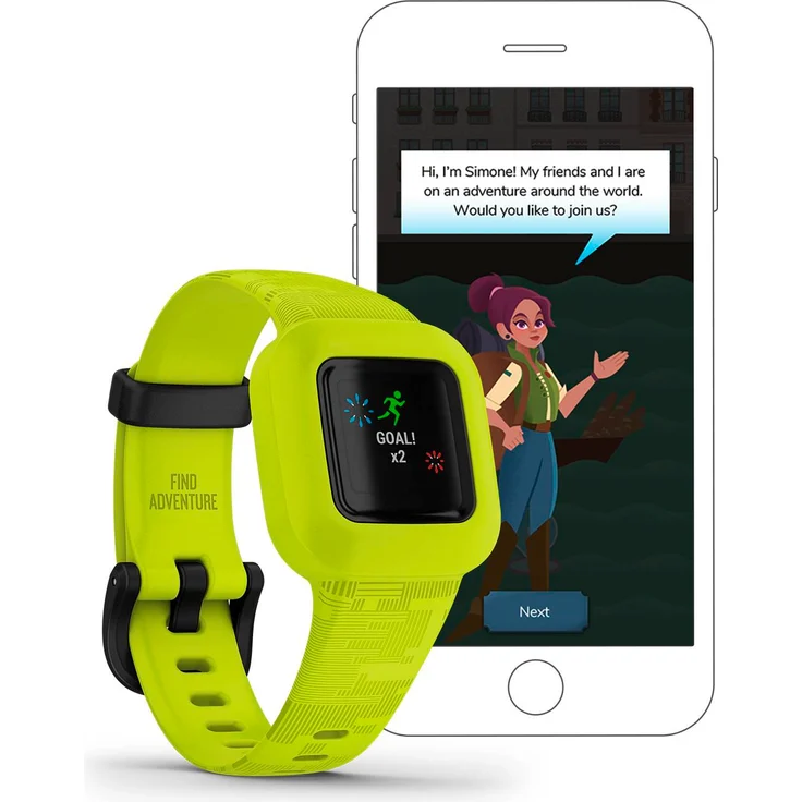 Garmin vívofit jr. 3 Aktivitätstracker für Kinder, Einheitsgröße, Silikonarmband, Digi Camo (010-02441-00) – Bild 6