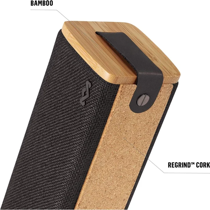 The House Of Marley Riddim Bluetooth-Lautsprecher mit Mikrofon, schwarz – Bild 4