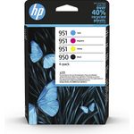 HP 950-951 4-Pack Black-Cyan-Magenta-Yellow Original Ink Cartridges