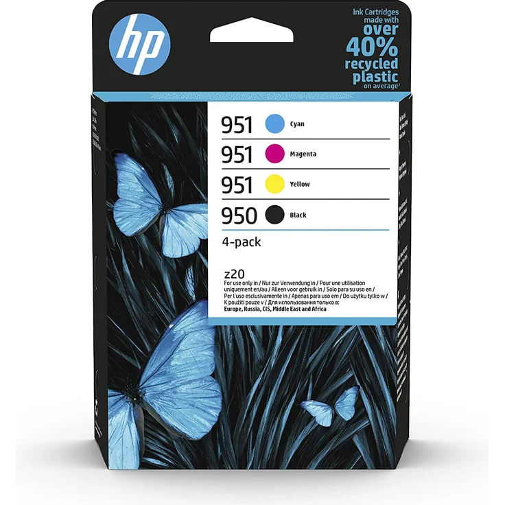 HP 950-951 4-Pack Black-Cyan-Magenta-Yellow Original Ink Cartridges – Bild 1