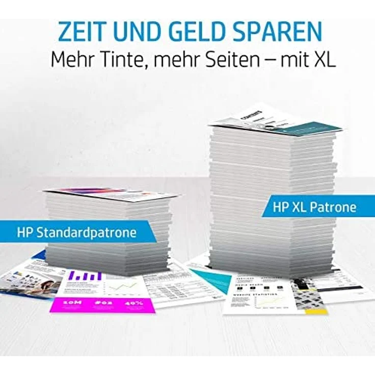 HP 302 XL High Yield Tri-Color Original Ink Cartridge Tintenpatrone für Drucker (Cyan, Magenta, Gelb, hoch, 8 ml) (F6U67AE) – Bild 2