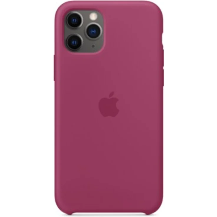 Apple Silikon Case (für iPhone 11 Pro Max) - Granatapfel