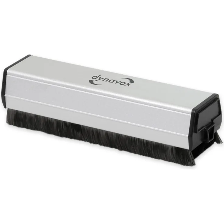 Antistatikbürste DYNAVOX CSP130, Carbon, mit Samt-Reinigungspuk