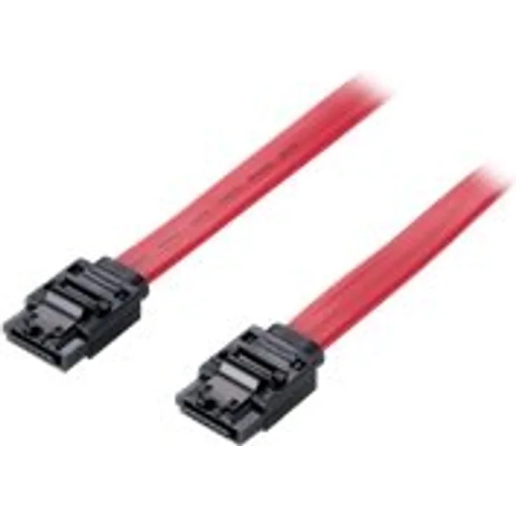 Equip - Serial ATA-Kabel - Serial ATA 150/300/600 - Serial ATA, 7-polig - Serial ATA, 7-polig - 50cm - Rot (111900)