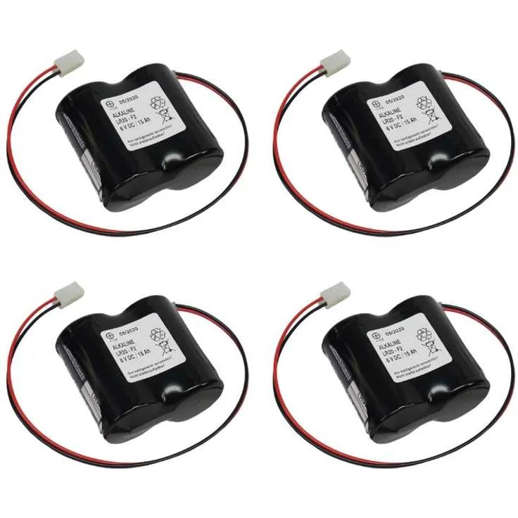 4er SET Batterie kompatibel ABUS Security-Center für...