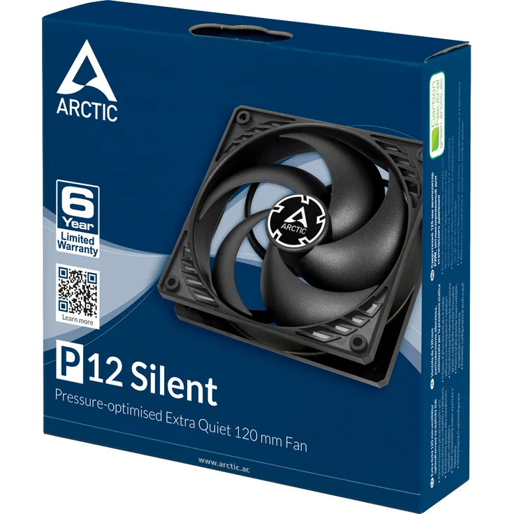 ARCTIC P12 Silent - Gehäuselüfter - 120 mm (ACFAN00130A) - Preisvergleich – Bild 6