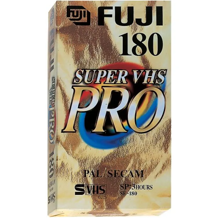 Fuji S-VHS SE 180 Video-Kassette