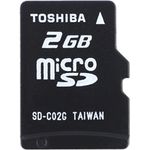 Toshiba SD-C02GJ(BL5A Micro-SD Secure Digital Class 4