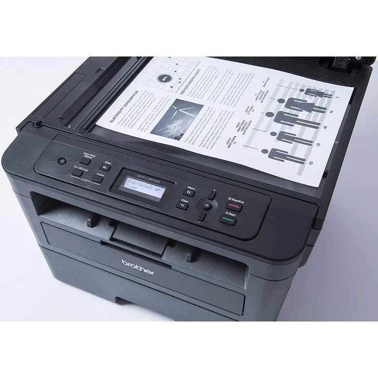 Brother DCP-L2510D (3-in-1) Multifunktionsdrucker - (Laser) Mono, Druckgeschwindigkeit: 30 s/w, Auflösung: 1200 x 1200, Cloud Print (DCPL2510DG1) – Bild 5
