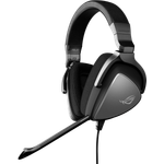 ASUS ROG Delta Core Gaming Headset (Hochauflösender Sound, Kompatibel mit PC, PS4, Xbox One und Nintendo Switch) grau