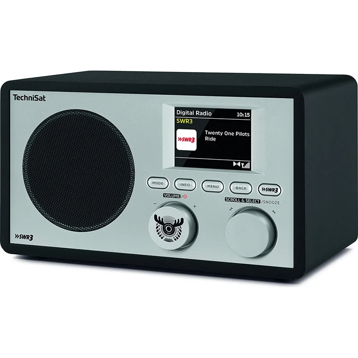 TechniSat Digitradio 303 SWR3-Edition Internetradio mit Bluetooth, WLAN, Wecker, LCD-Display, Wecker, schwarz – Bild 4