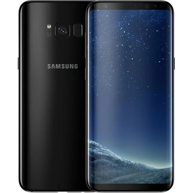 Samsung Galaxy S8 Smartphone 14,73cm Pixel (5,8 Zoll) Super-AMOLED-Display, 64GB interner Speicher, 4GB RAM, Android, Midnight Black